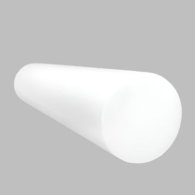 CanDo Round Foam Roller, White PE Foam