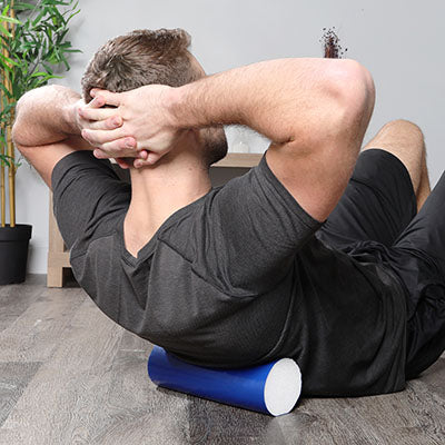 CanDo Blue Tufcoat Finish Foam Roller, PE Foam