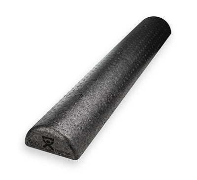 CanDo Extra Firm Foam Roller, Black Composite