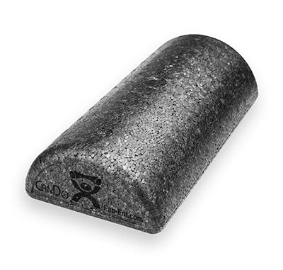 CanDo Extra Firm Foam Roller, Black Composite