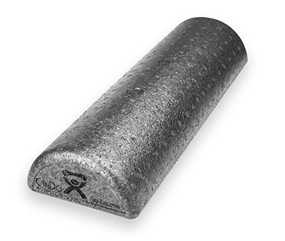 CanDo Extra Firm Foam Roller, Black Composite