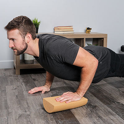 CanDo Extra Firm Foam Roller, Black Composite