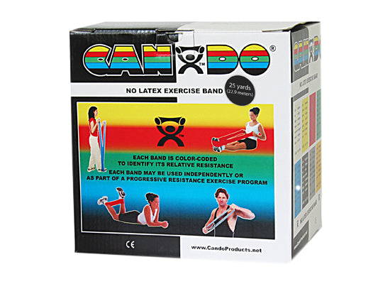 CanDo Latex Free 25 Yard Exercise Band Roll