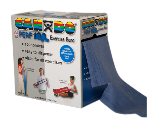 CanDo Latex Free Exercise Band - 100 yard Perf 100 roll