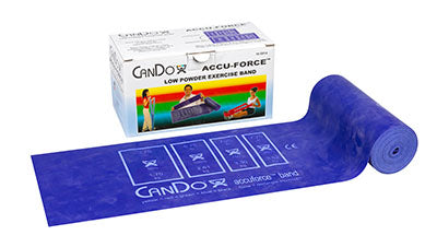 CanDo AccuForce Exercise Band - 6 yard rolls, 5-piece set