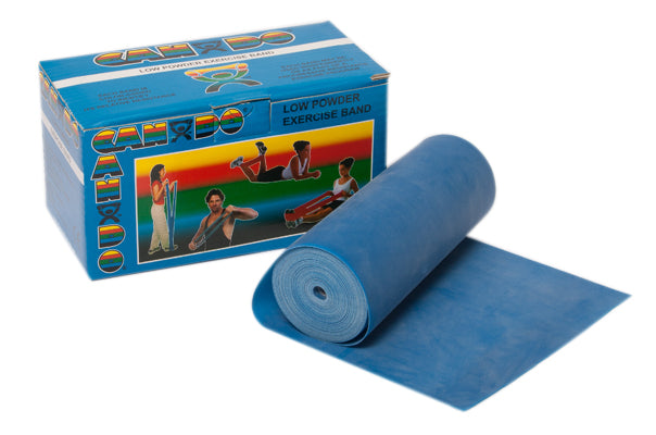 CanDo Low Powder Exercise Band - 6 yard roll