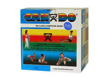 CanDo Latex Free 25 Yard Exercise Band Roll