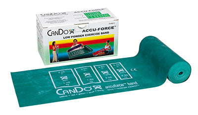 CanDo AccuForce Exercise Band - 6 yard rolls, 5-piece set