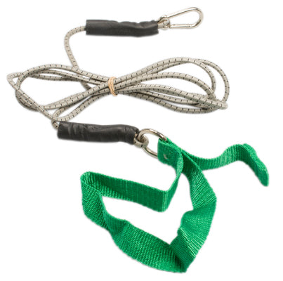 CanDo exercise bungee cord with attachments, 7&