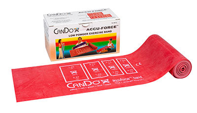 CanDo AccuForce Exercise Band - 6 yard rolls, 5-piece set