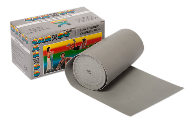 CanDo Low Powder Exercise Band - 6 yard roll