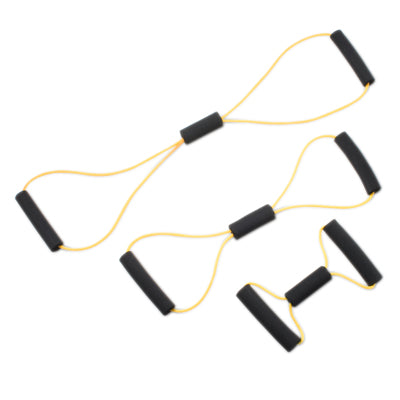 CanDo Tubing BowTie Exerciser - 3-piece set (14", 22", 30")