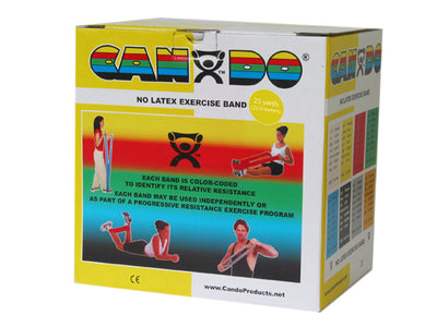 CanDo Latex Free 25 Yard Exercise Band Roll