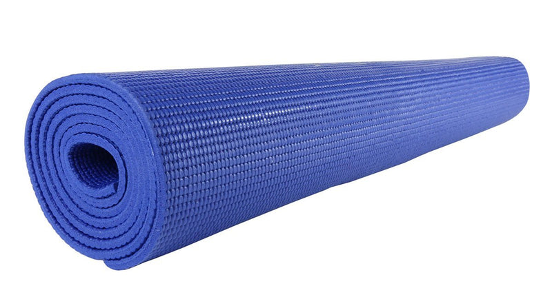 CanDo® Exercise Mat - yoga mat - Blue, 68" x 24" x 0.25" - US MED REHAB